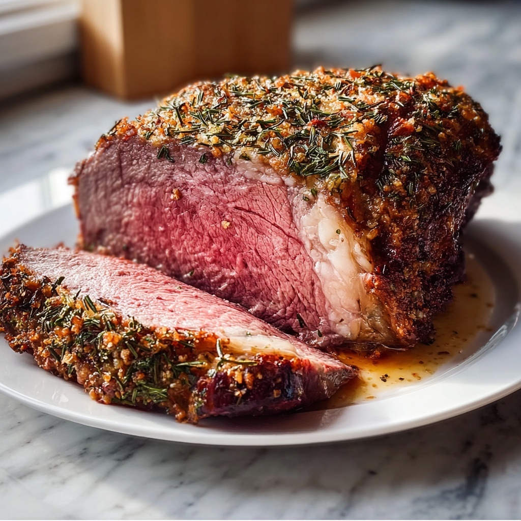 Tasty Prime Rib Roast Recipe: 5 Simple Steps to Comforting Delight Recipe - Recipe Image