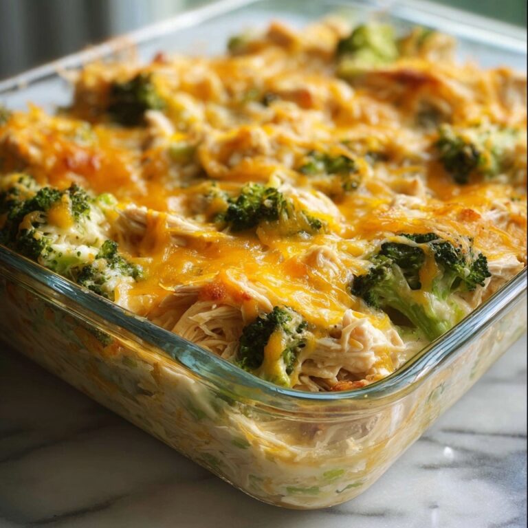 Healthier Broccoli Chicken Casserole Recipe