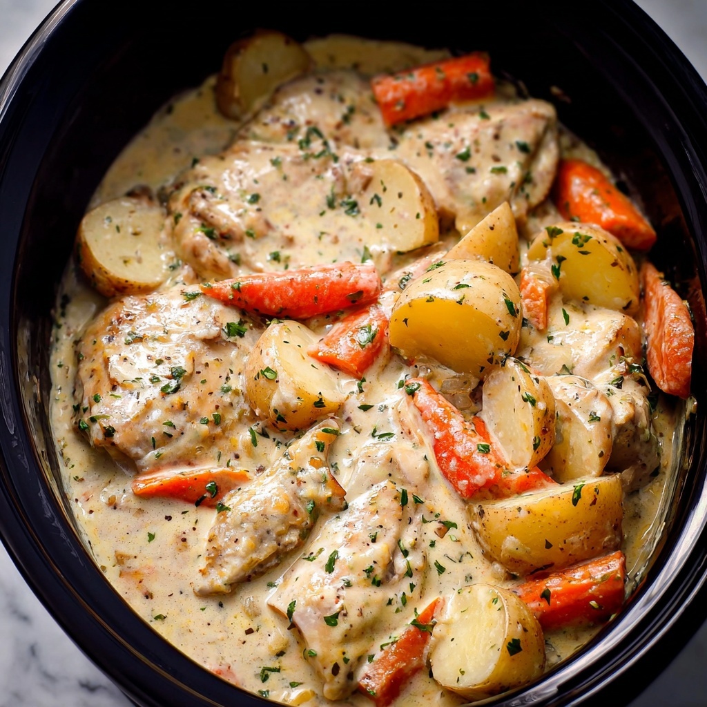 Crock Pot Creamy Ranch Chicken Recipe - Recipe Image