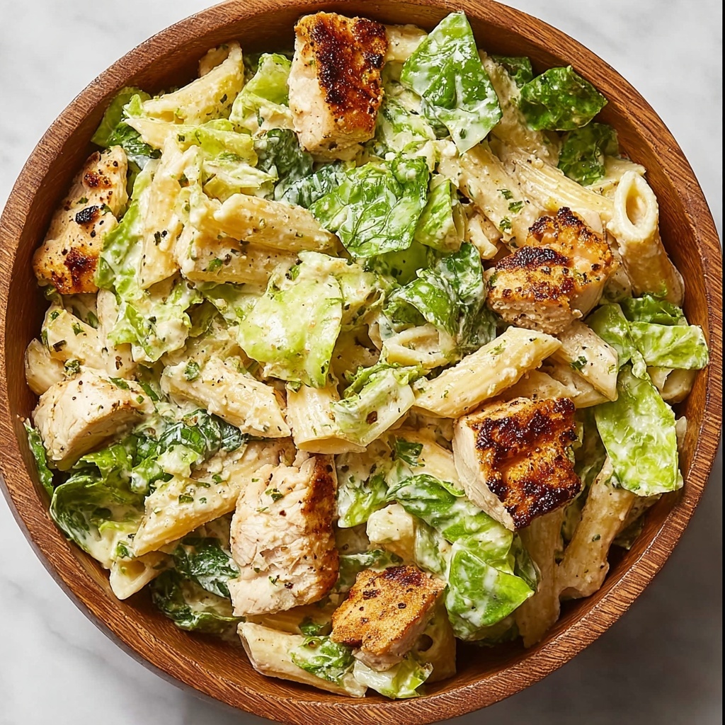 Chicken Caesar Pasta Salad Recipe - Recipe Image