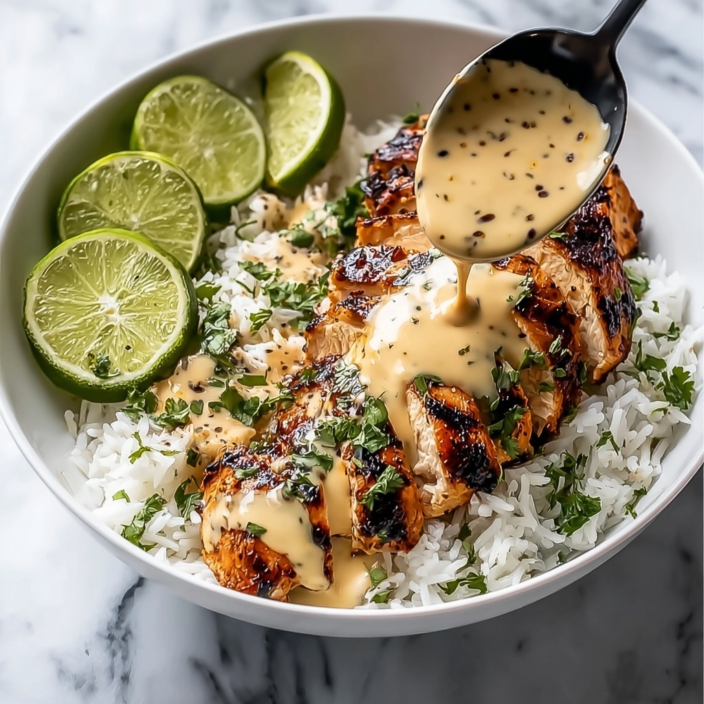 Sweet Chili Chicken Bowl with Coconut Lime Drizzle Recipe - Recipe Image