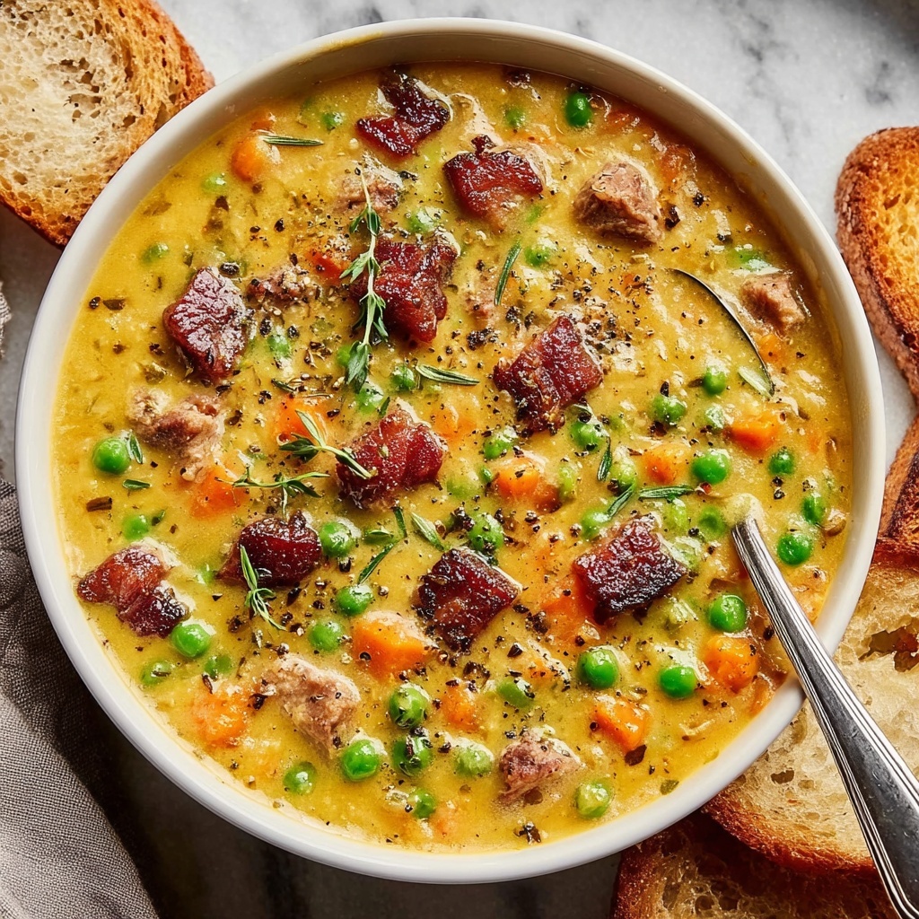 Split Pea Soup Recipe: Easy Homemade Comfort in One Pot Recipe - Recipe Image
