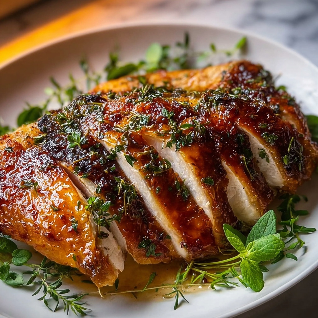 Herb Butter Roasted Turkey Breast Recipe for Perfect Holidays Recipe - Recipe Image