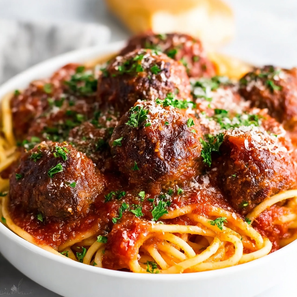 Italian Spaghetti Sauce with Meatballs Recipe - Recipe Image