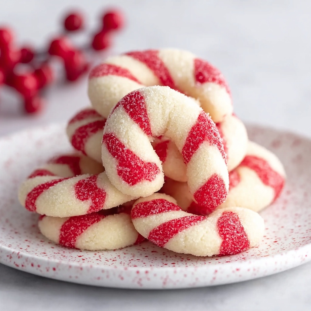 Candy Cane Cookies Recipe - Recipe Image
