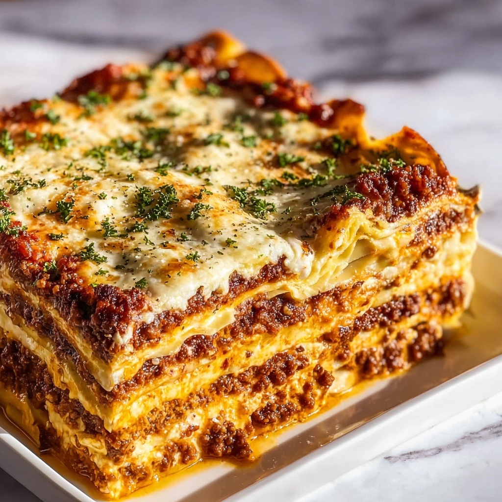 Homemade Lasagna with Ricotta Cheese Recipe - Recipe Image