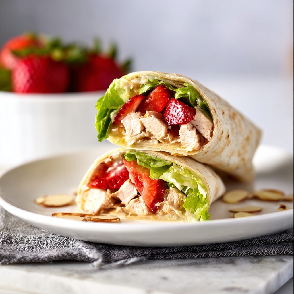 Strawberry Chicken Wraps Recipe - Recipe Image