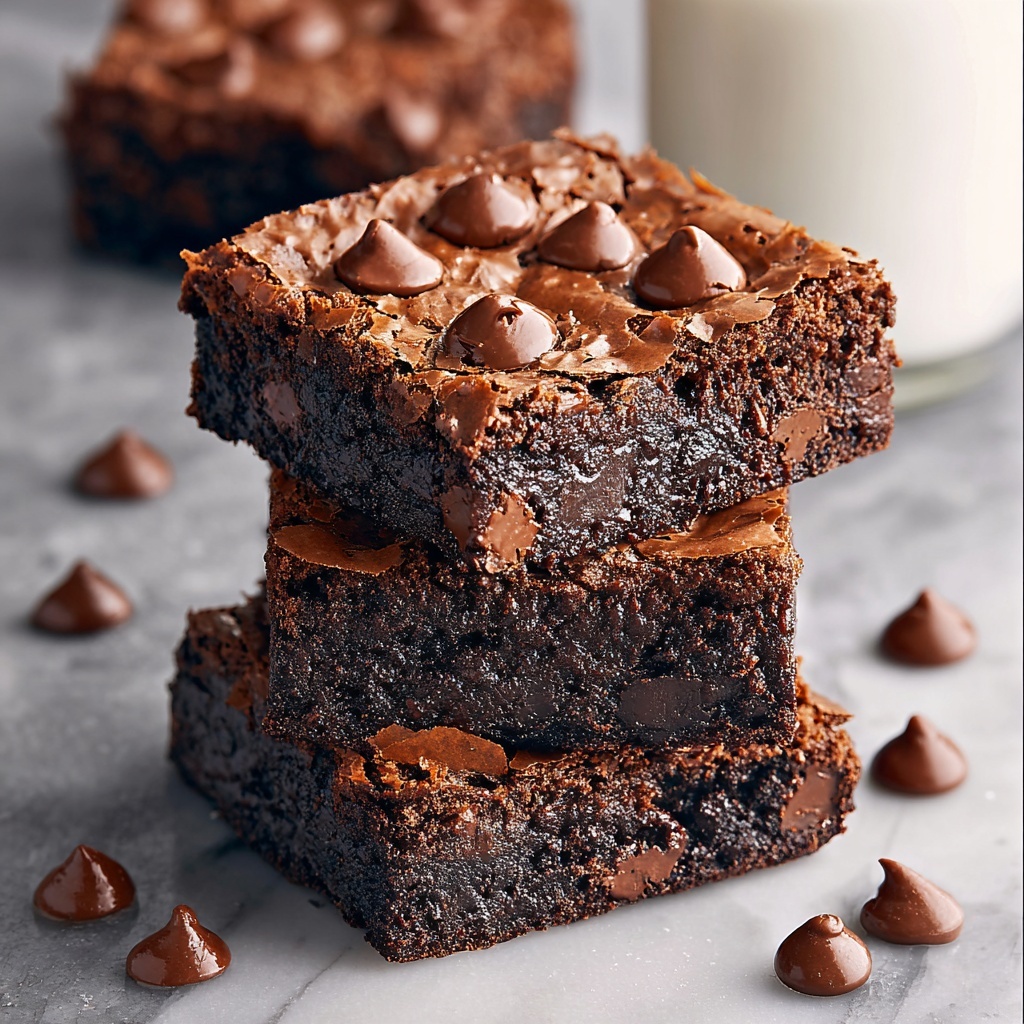 Greek Yogurt Brownies Recipe - Recipe Image