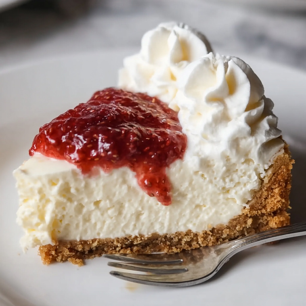 3 Ingredient Cheesecake Recipe: Easy No-Bake Dessert Recipe - Recipe Image