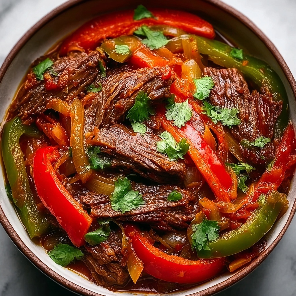 Crockpot Pepper Steak Recipe - Recipe Image