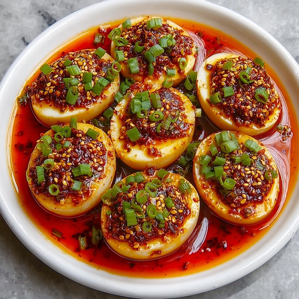 Spicy Gochujang Eggs: A Bold Korean Breakfast Recipe - Recipe Image