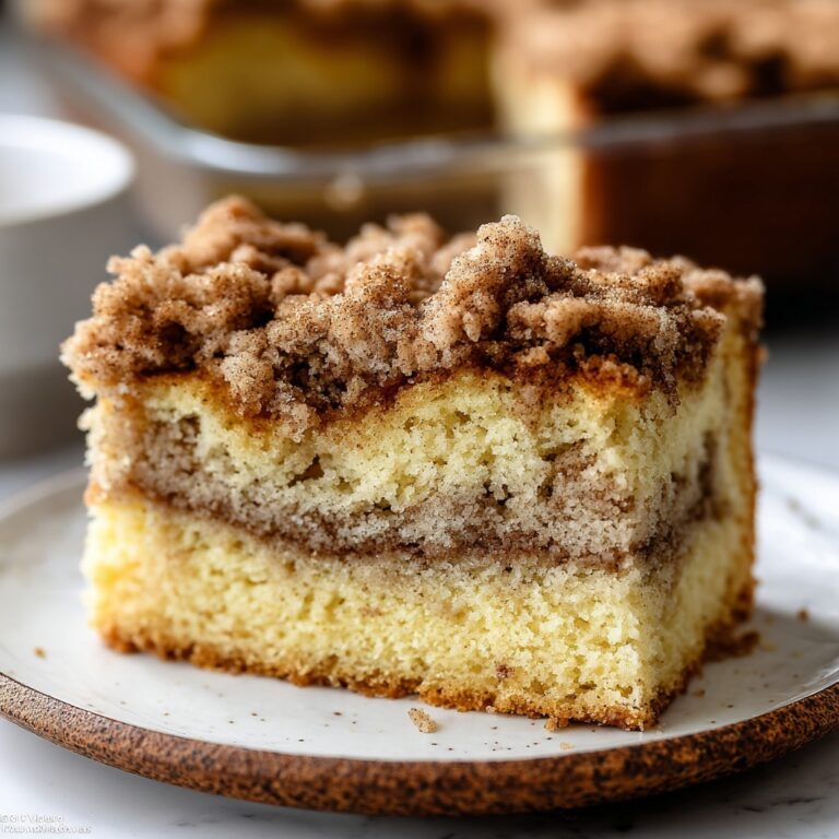 Classic Cinnamon Streusel Coffee Cake Recipe