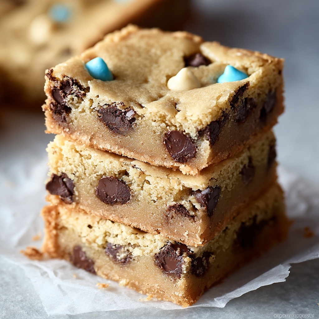 Easy Easter Cake Mix Cookie Bars Recipe - Recipe Image