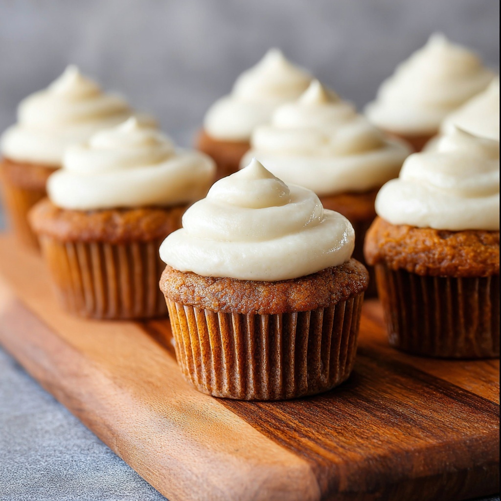 Pumpkin Cheesecake Cupcakes Recipe - Recipe Image