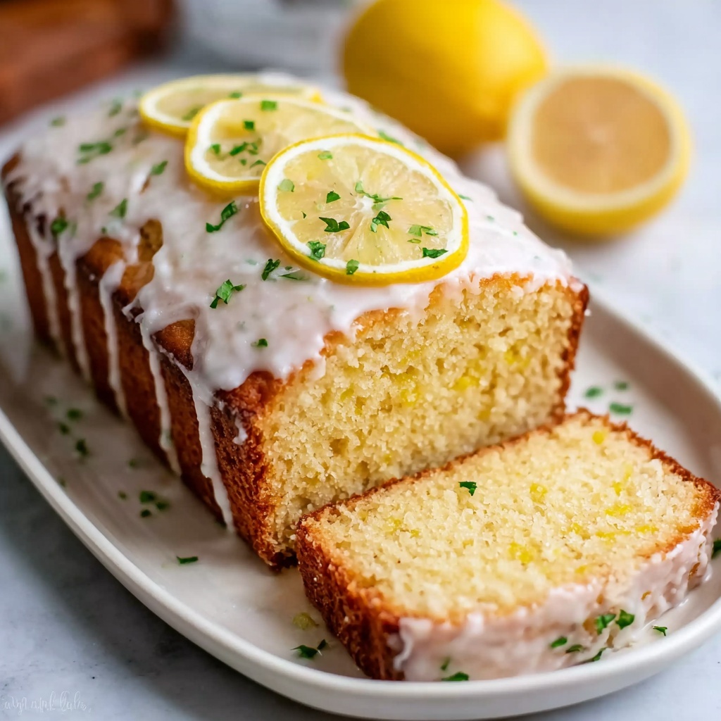Lemon Pound Cake with Lemon Glaze Recipe - Recipe Image