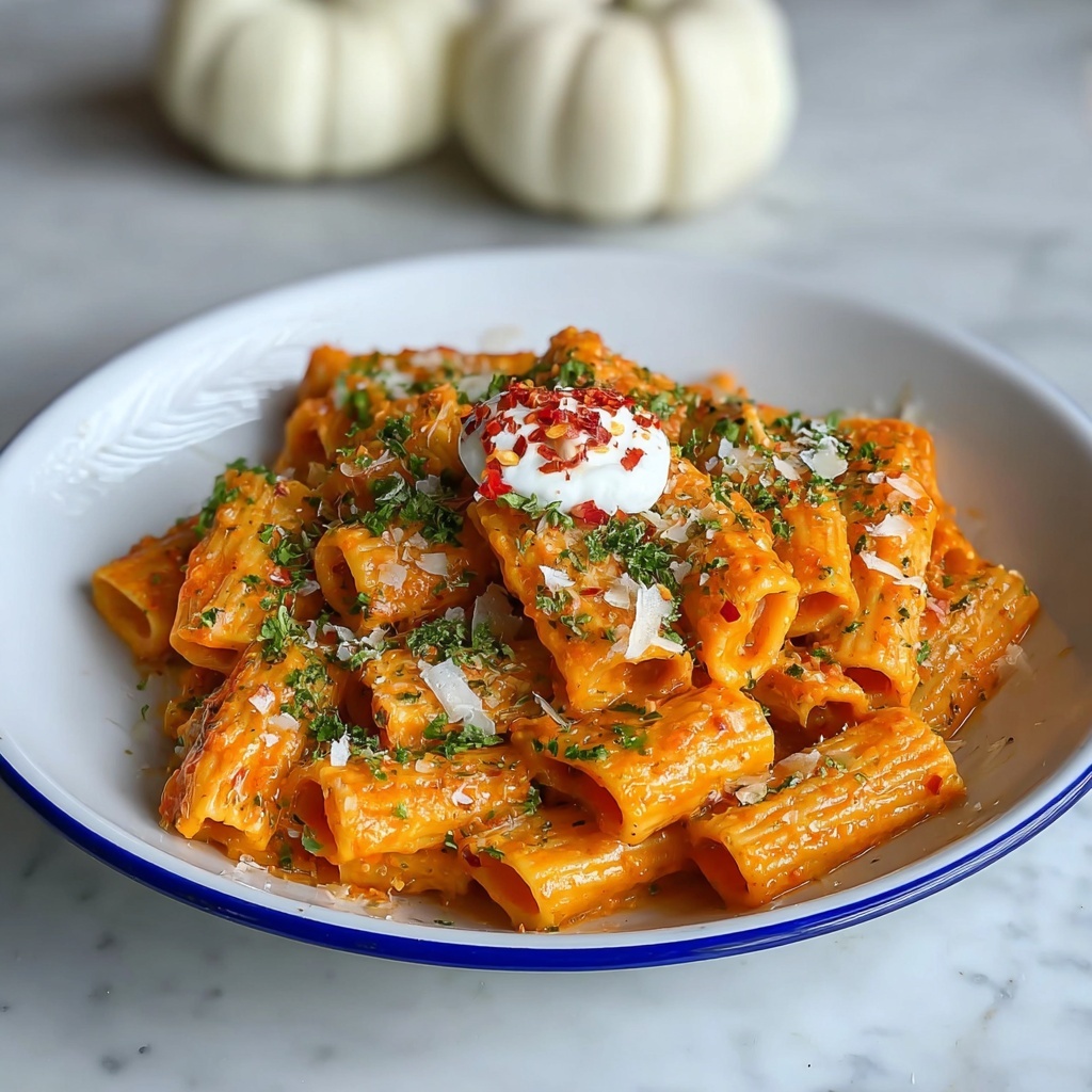 Creamy Tomato Garlic Pasta Recipe - Recipe Image