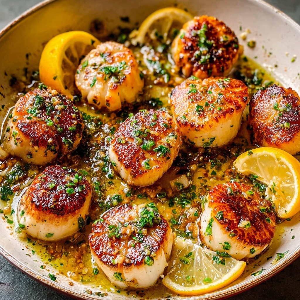 Garlic Butter Scallops Recipe - Recipe Image
