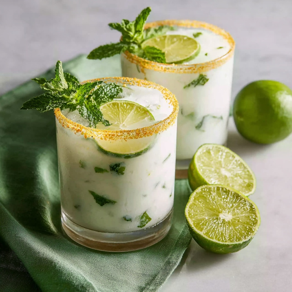 Creamy Coconut Lime Mojito Recipe - Recipe Image