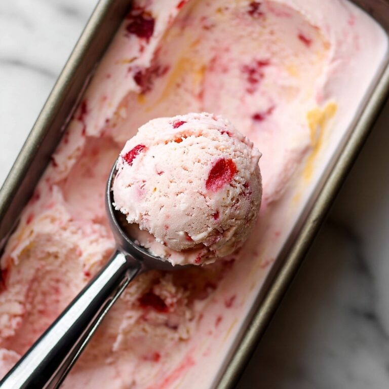 Easy Strawberry Cheesecake Ice Cream Recipe