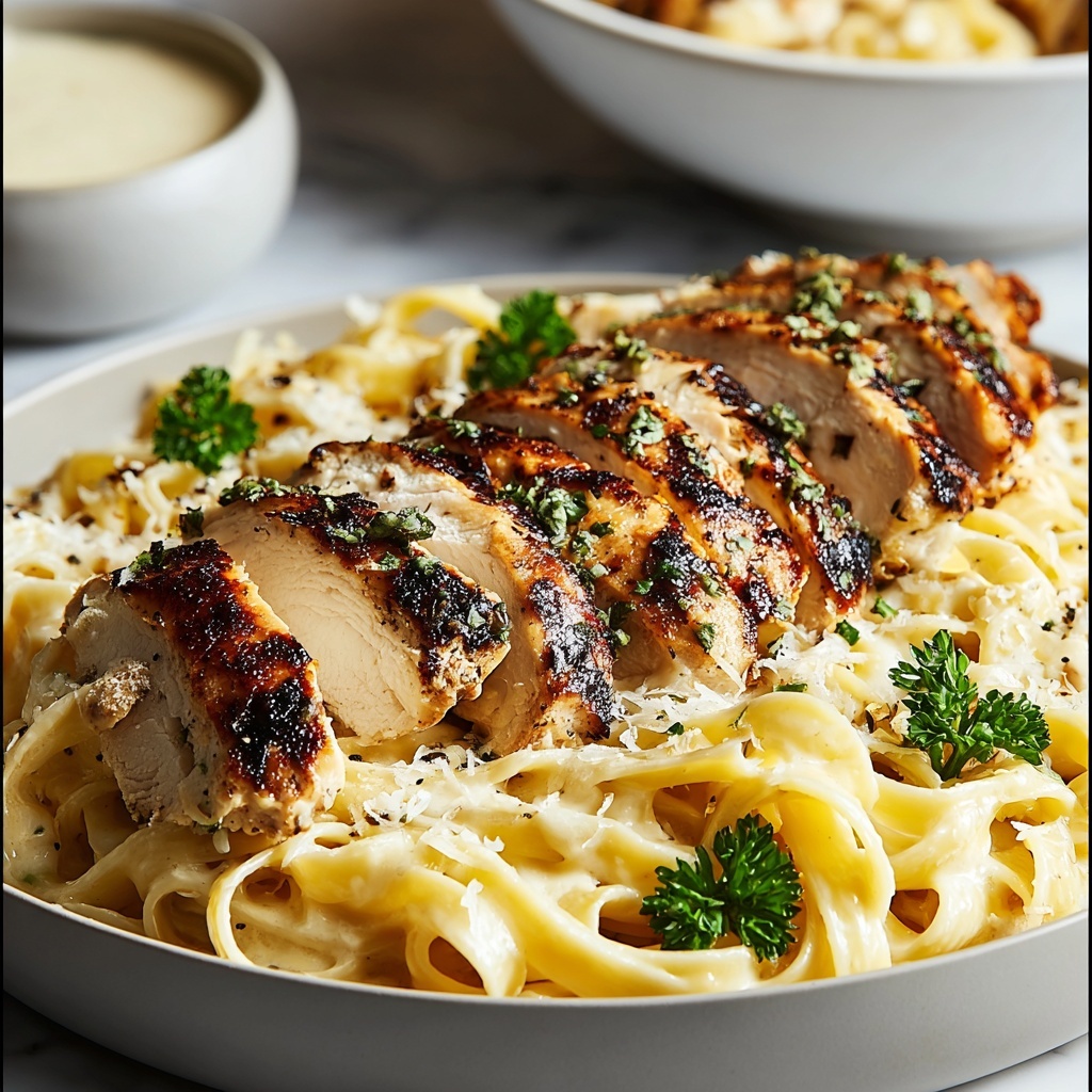 Low Calorie Chicken Alfredo Recipe - Recipe Image