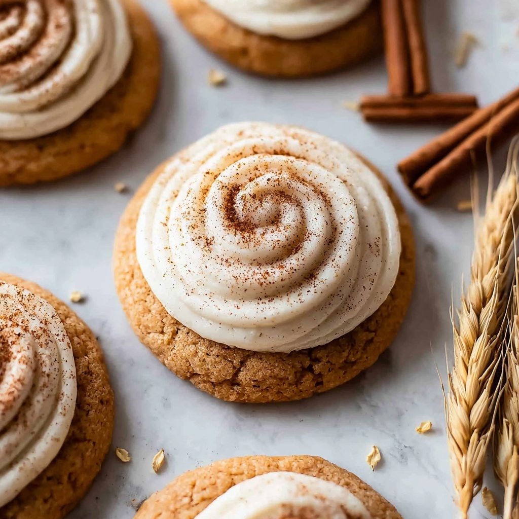 Pumpkin Cookies with Cream Cheese Frosting Recipe - Recipe Image