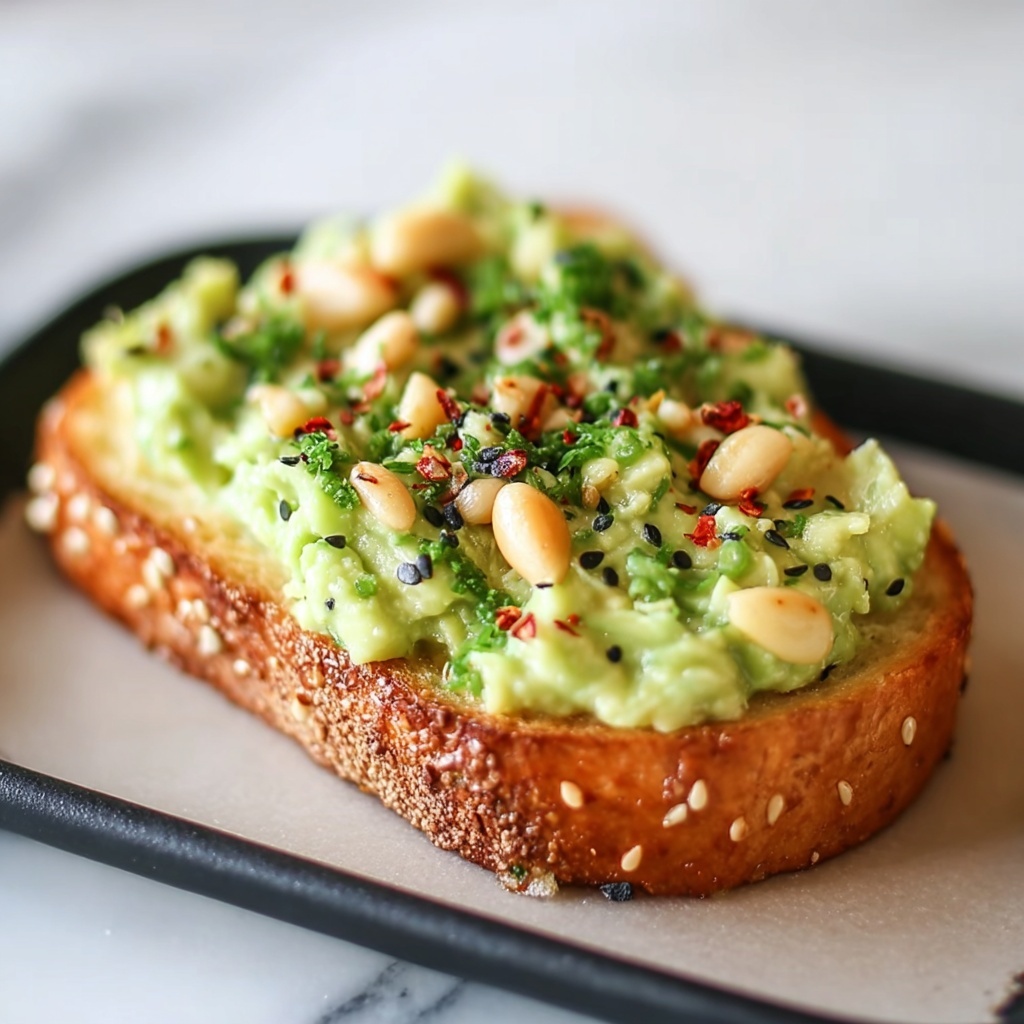 Avocado Toast with Delicious Toppings Recipe - Recipe Image