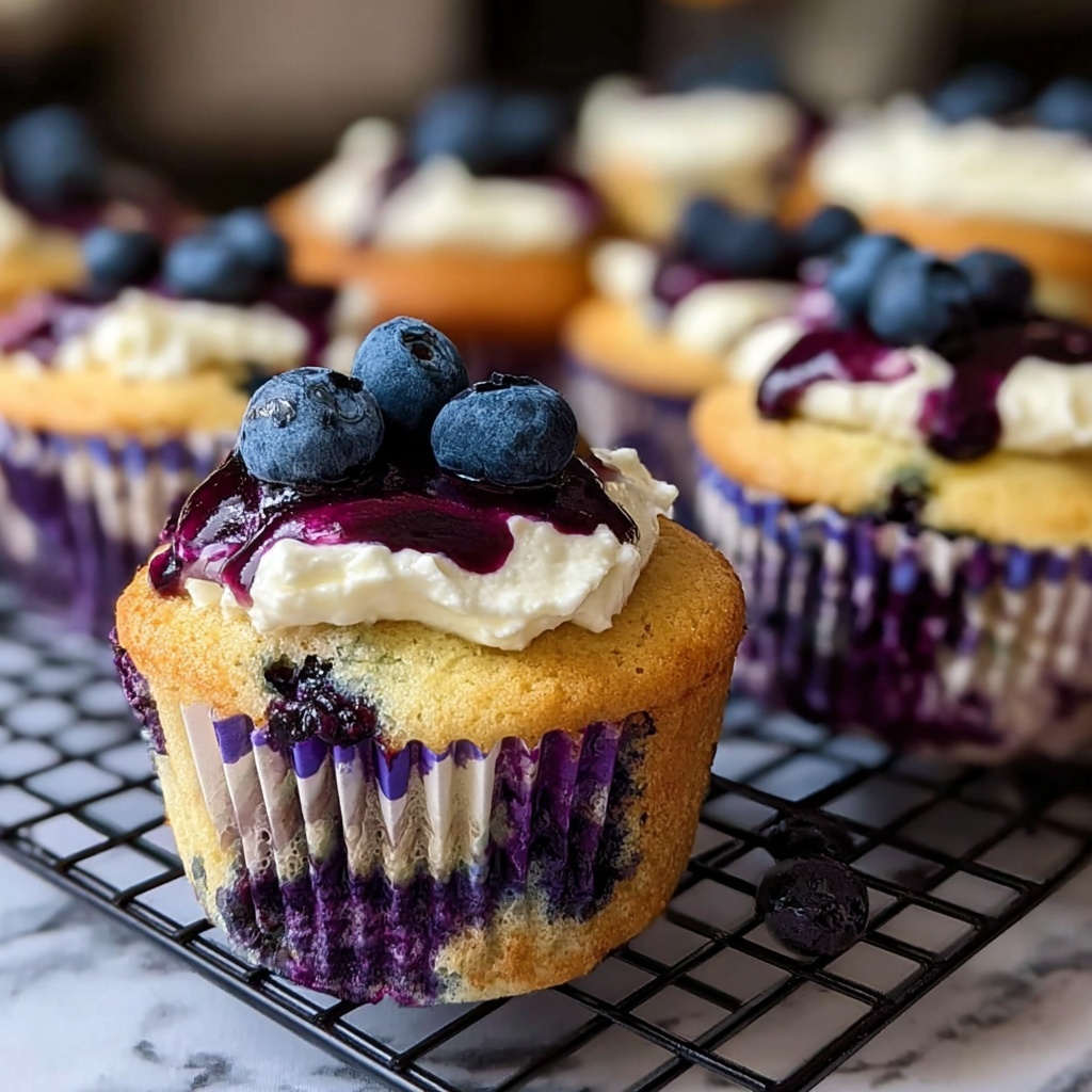 Blueberry Cream Cheese Muffins Recipe Perfect for Brunch Recipe - Recipe Image