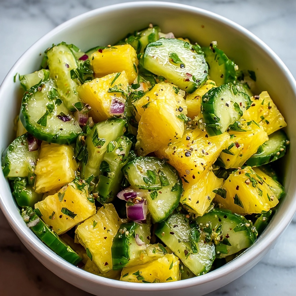 Pineapple Cucumber Salad: Fresh, Easy and Delicious Recipe - Recipe Image