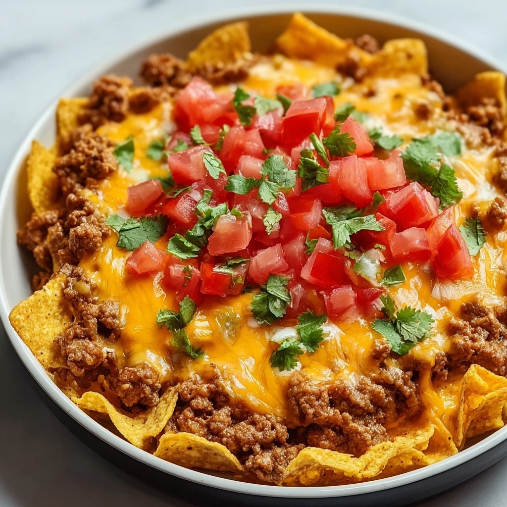 Cheesy Dorito Casserole With Ground Beef Recipe - Recipe Image