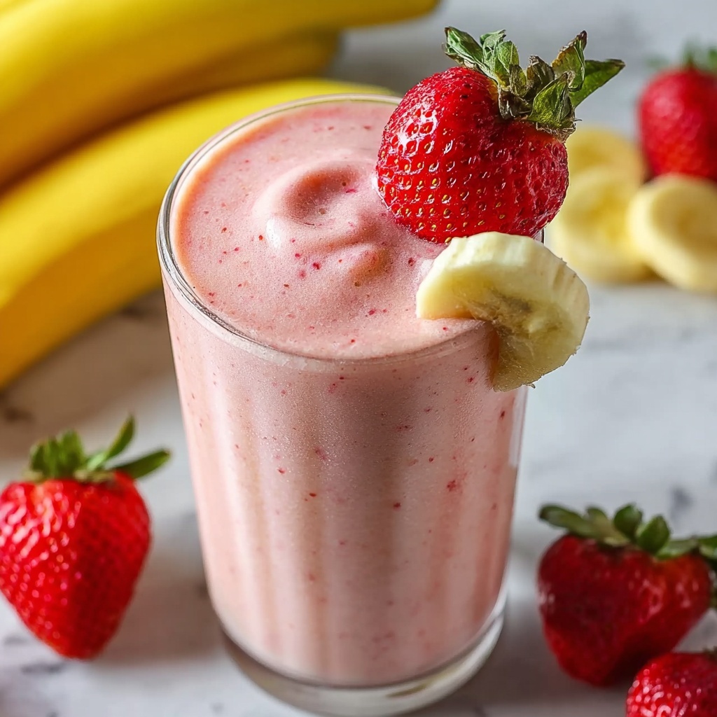 Instant Strawberry Banana Frozen Yogurt Recipe - Recipe Image