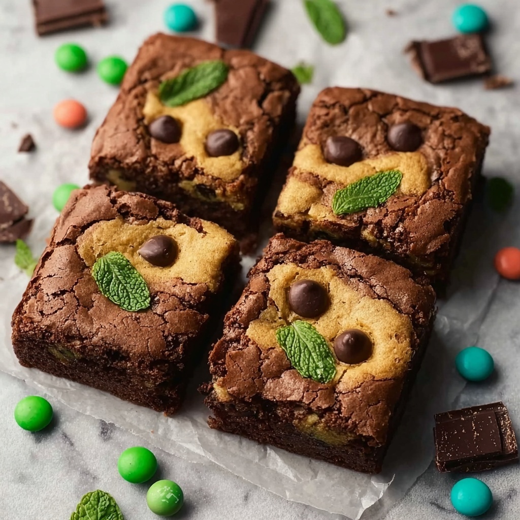 Mint Chocolate Brookies That Melt Your Heart In Every Bite Recipe - Recipe Image