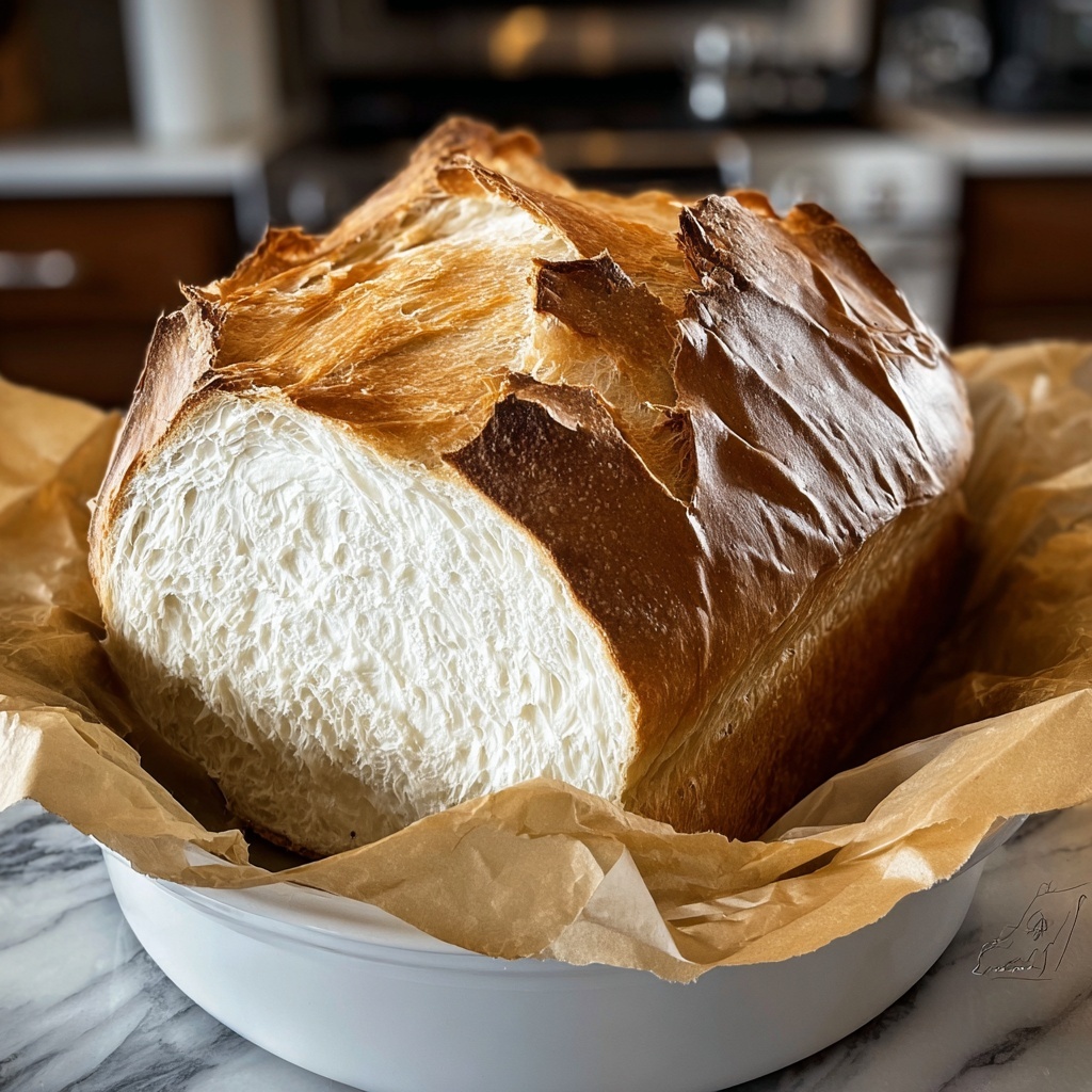 Easy Homemade White Bread Recipe - Recipe Image
