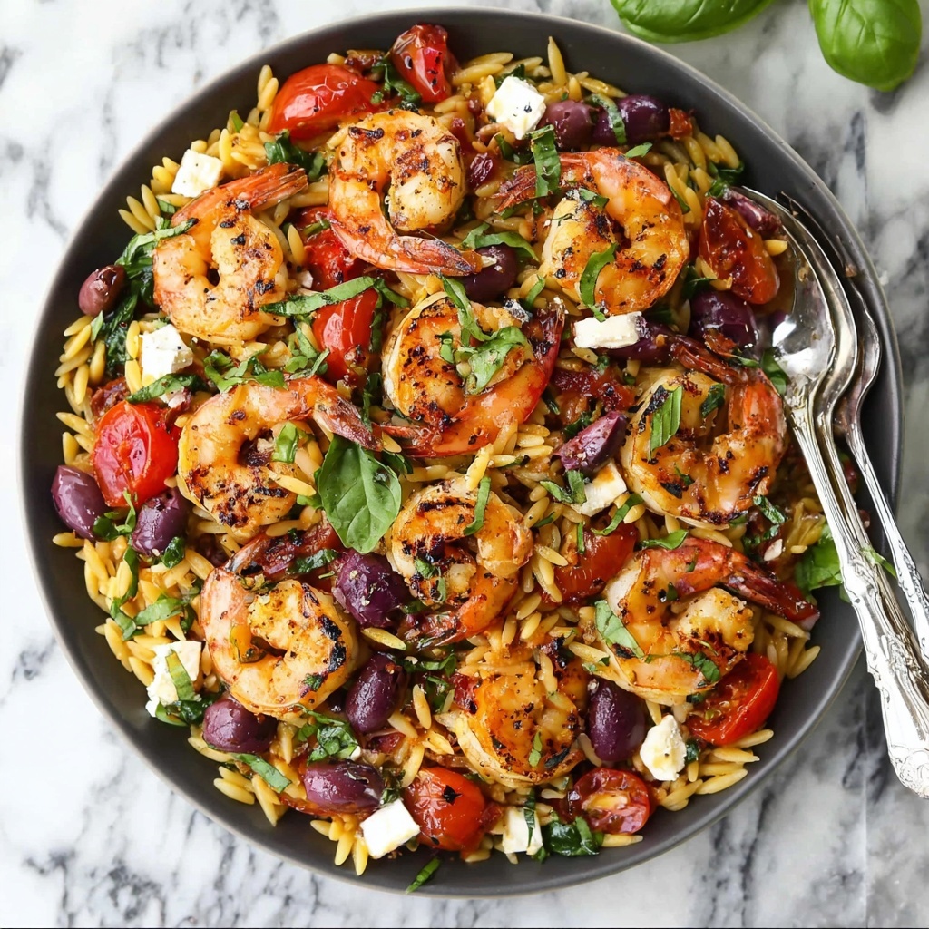 Shrimp Orzo with Feta and Lemon Recipe - Recipe Image