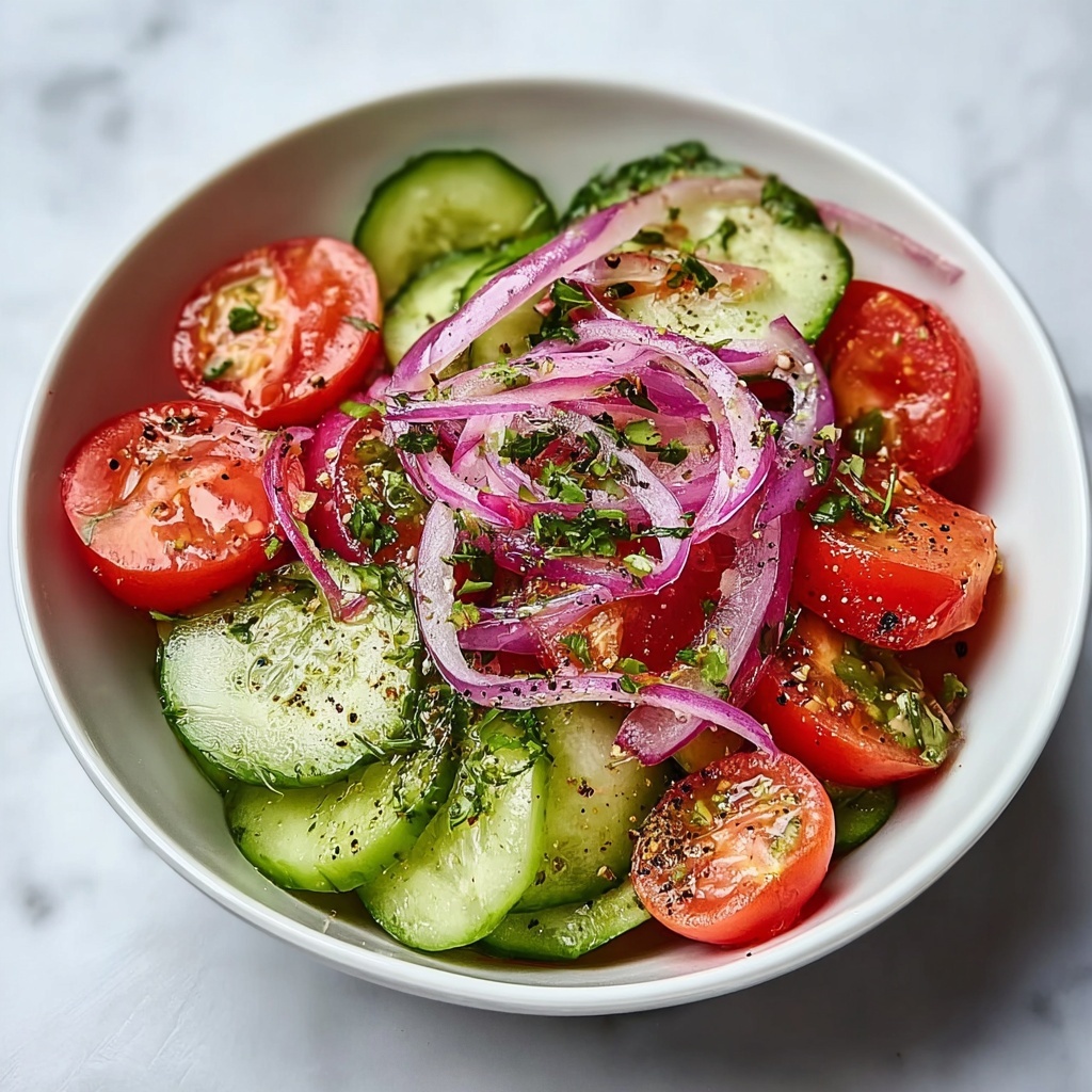 Cucumber Tomato Salad Recipe - Recipe Image