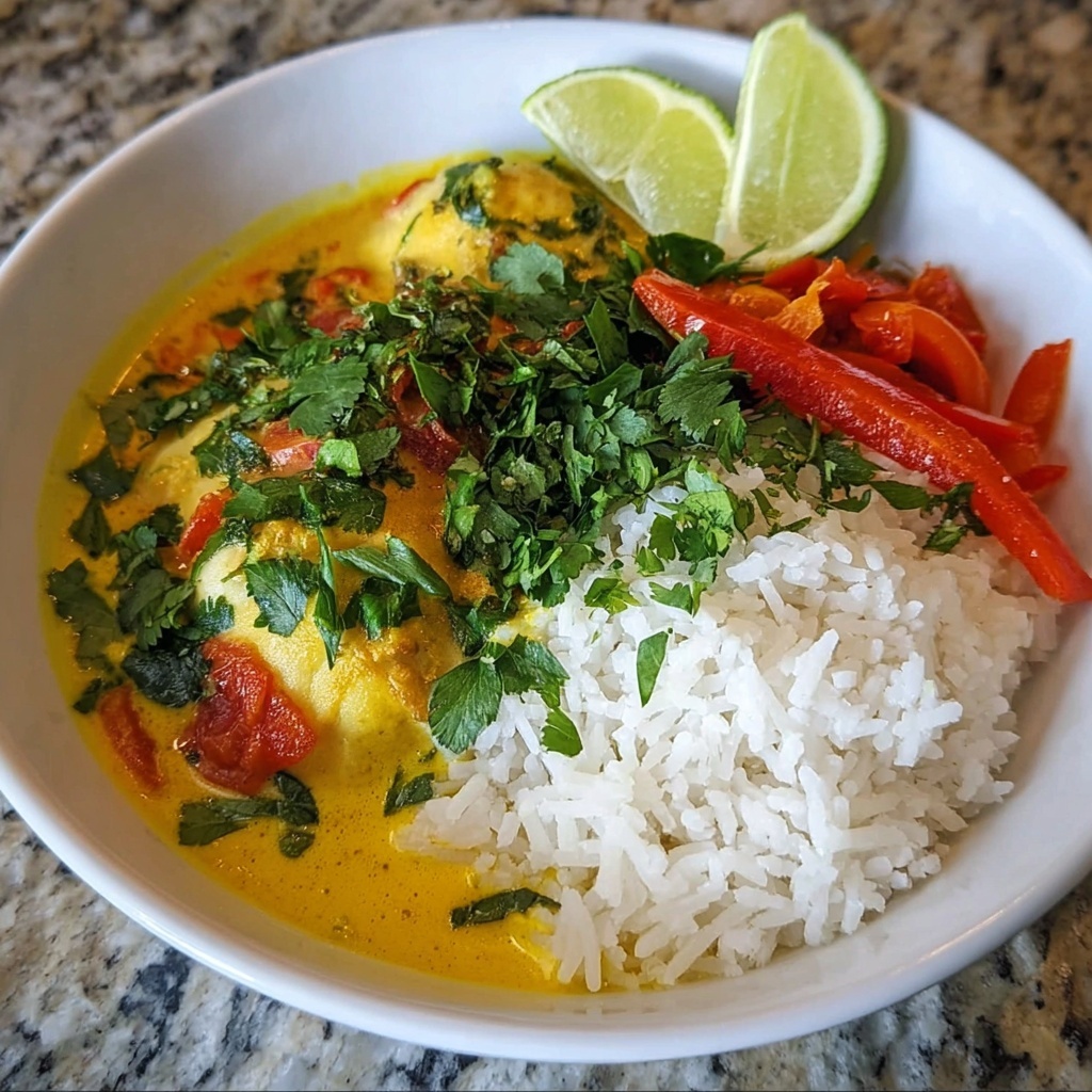 Spicy Coconut Chicken Curry Recipe - Recipe Image