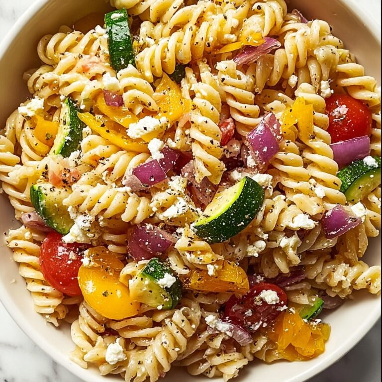 Feta & Roasted Veggie Pasta Recipe
