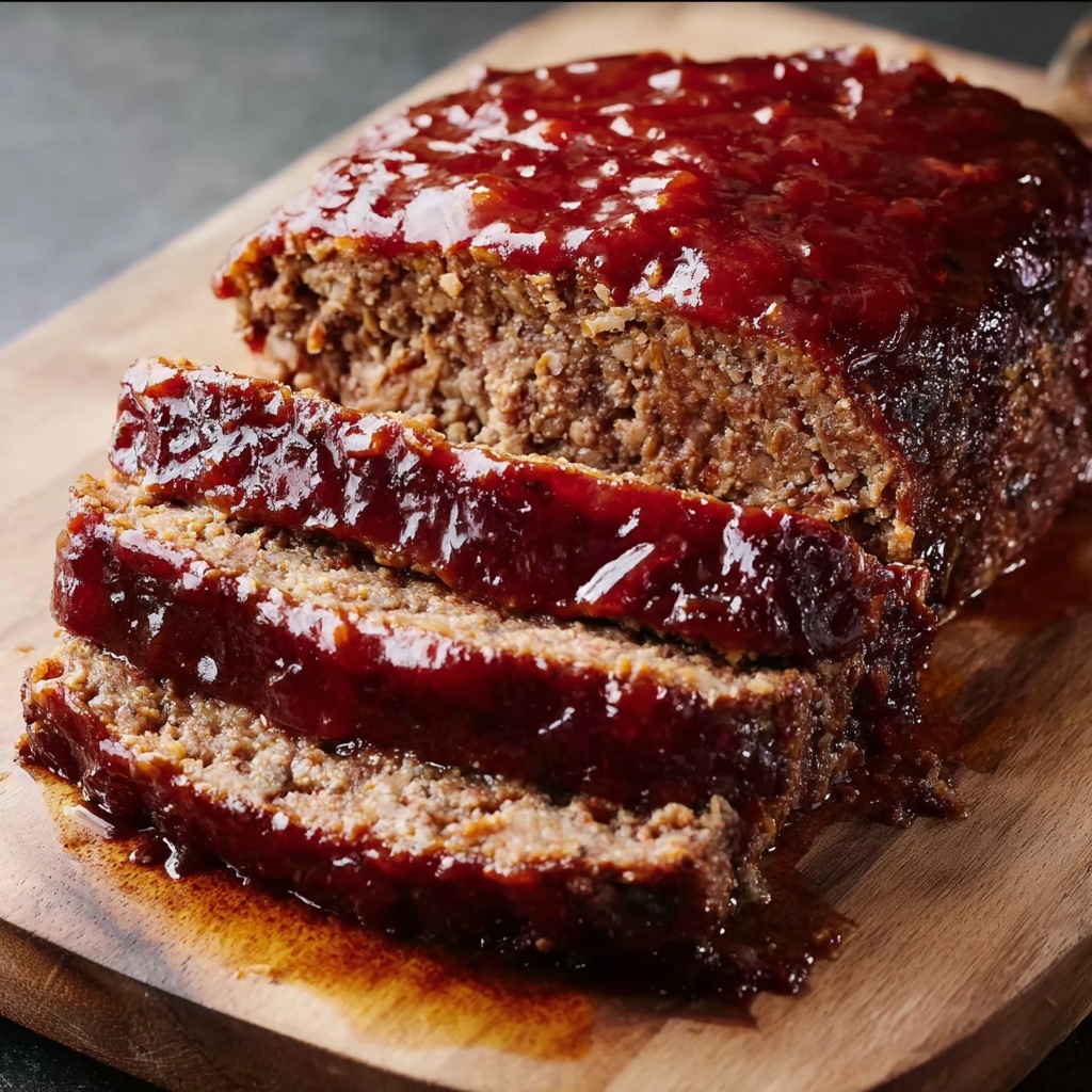 Easy Perfect Brown Sugar Meatloaf for Family Comfort Meals Recipe - Recipe Image