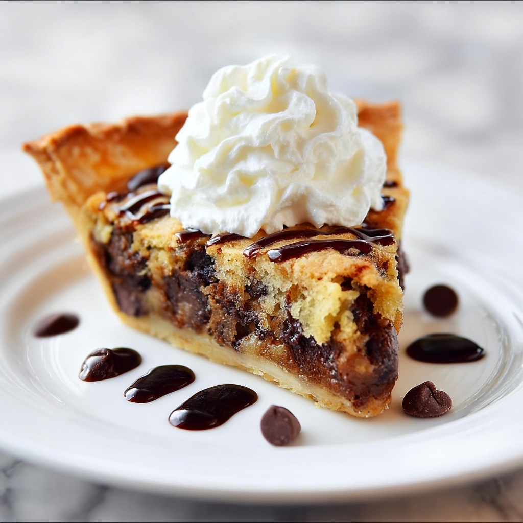 Chocolate Chip Cookie Pie Recipe - Recipe Image