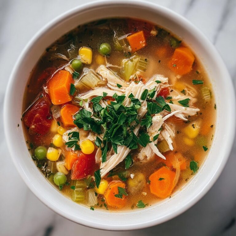 Healthy Chicken Vegetable Soup Recipe