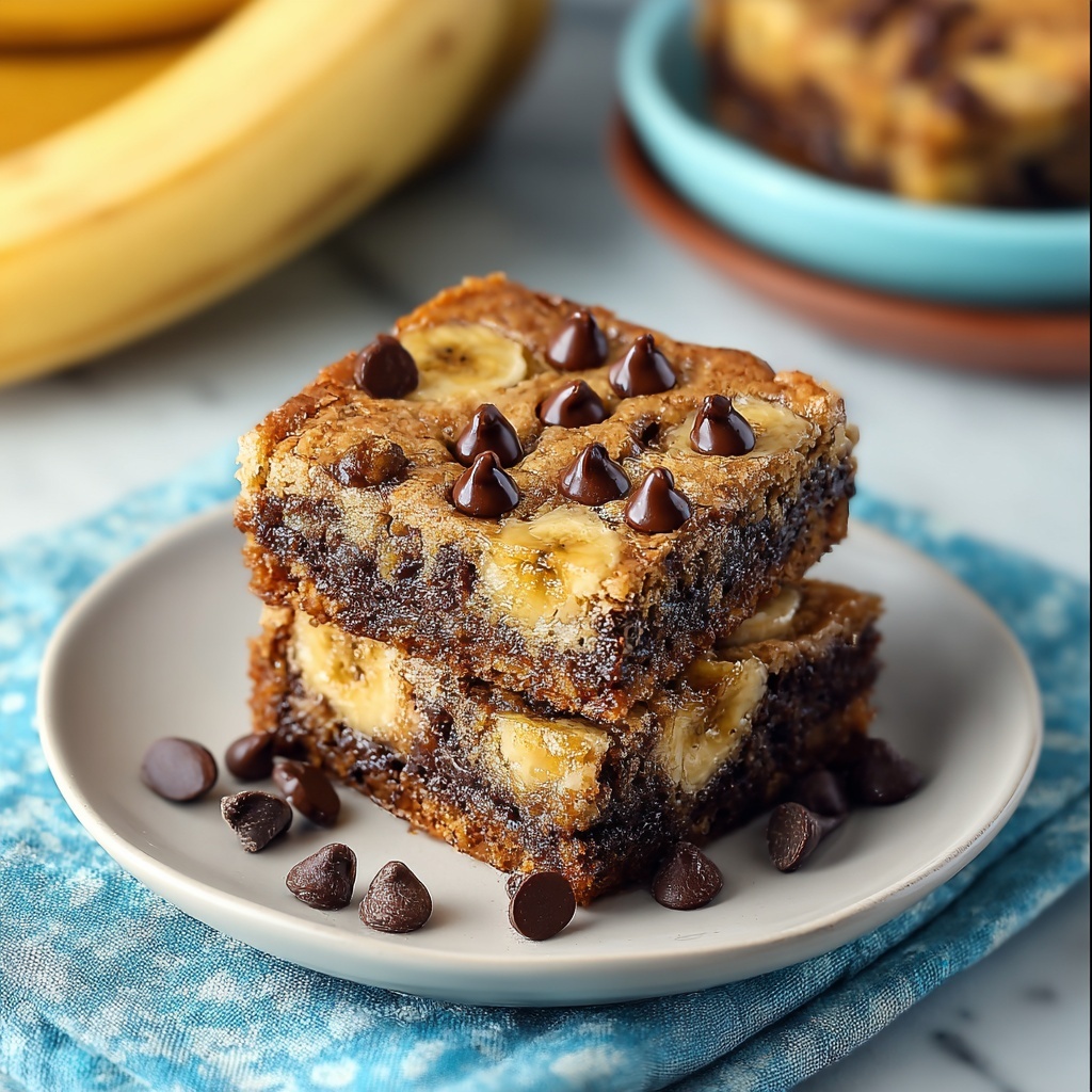 Banana Chocolate Chip Snack Cake Recipe - Recipe Image