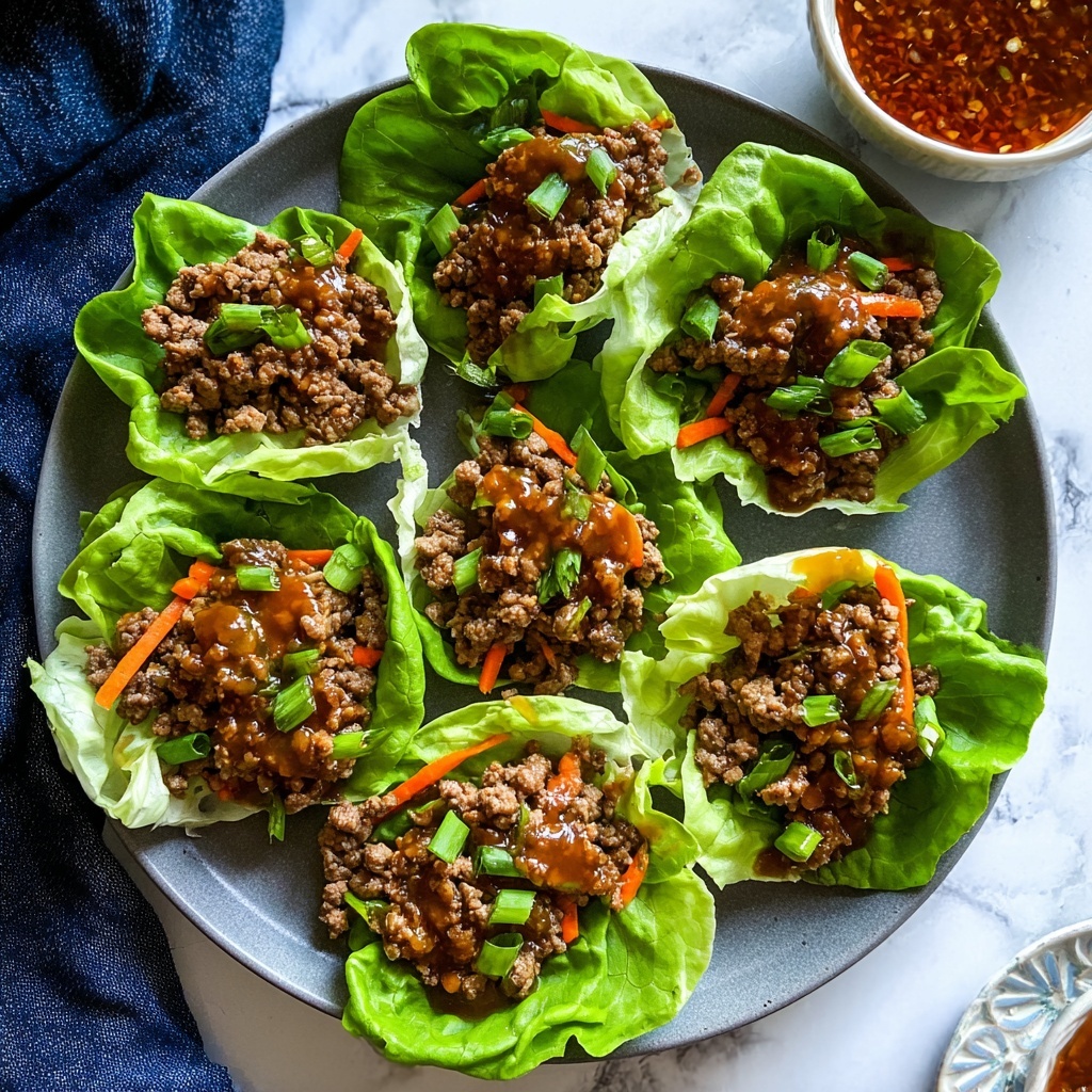 Thai Basil Beef Lettuce Wraps Recipe - Recipe Image