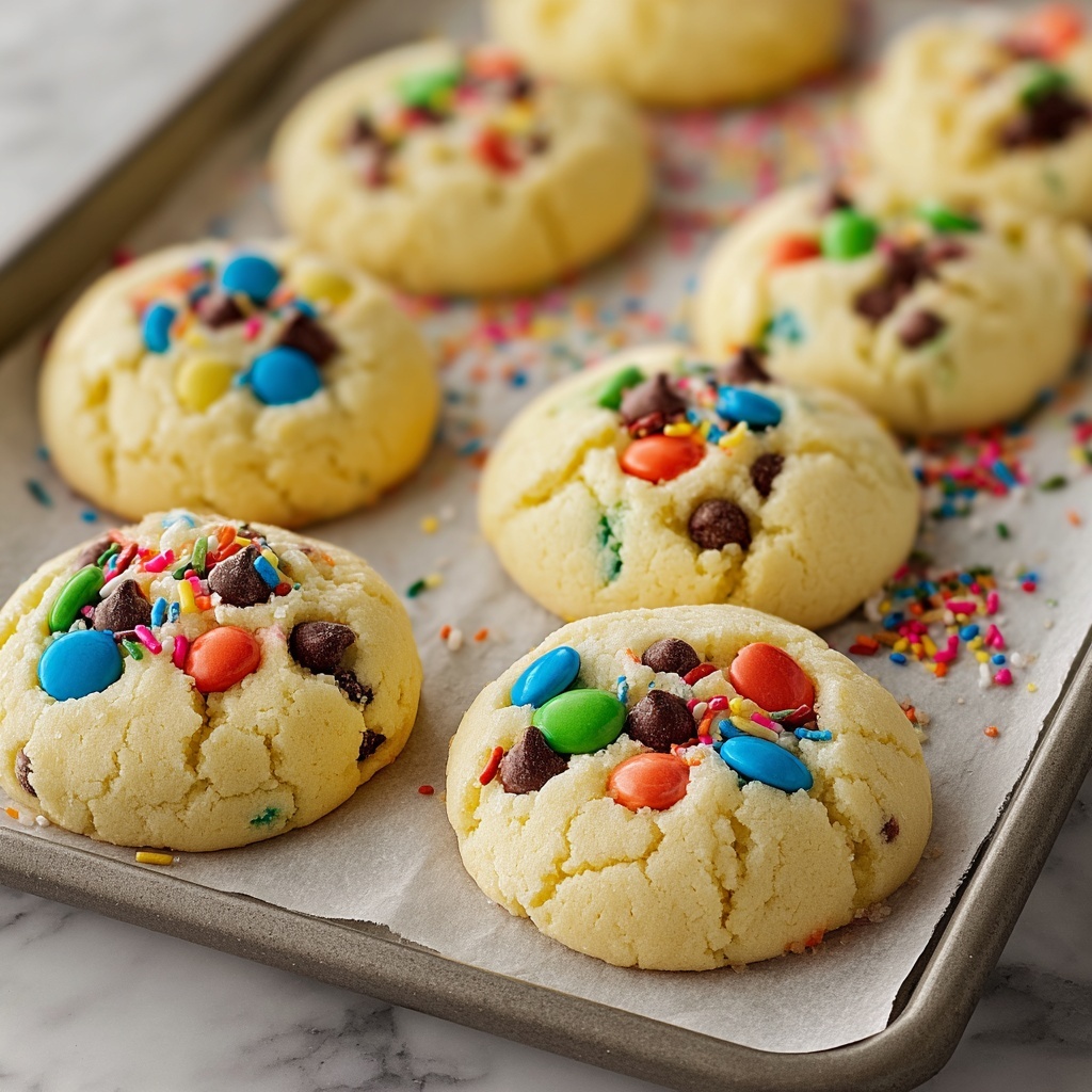 Yellow Cake Mix Cookies Recipe - Recipe Image