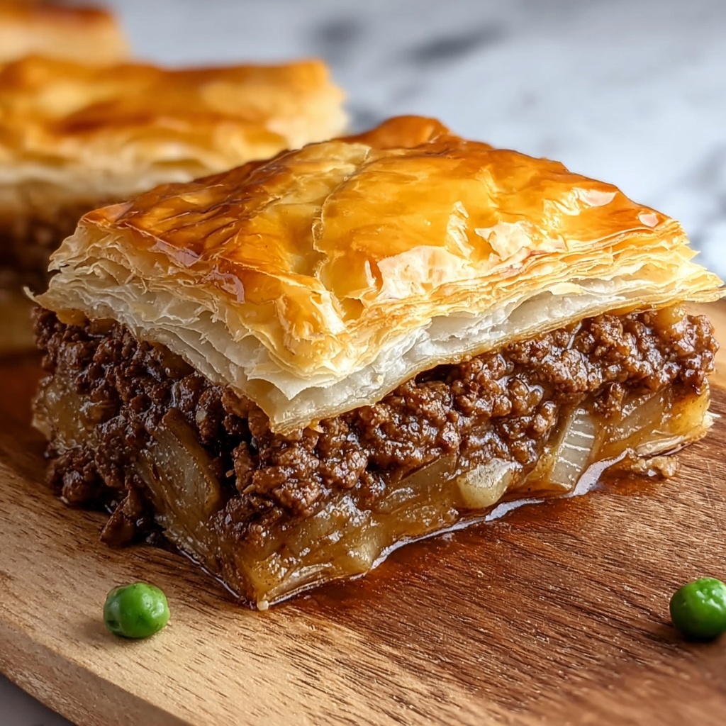 Flaky Minced Beef and Onion Pies Recipe - Recipe Image