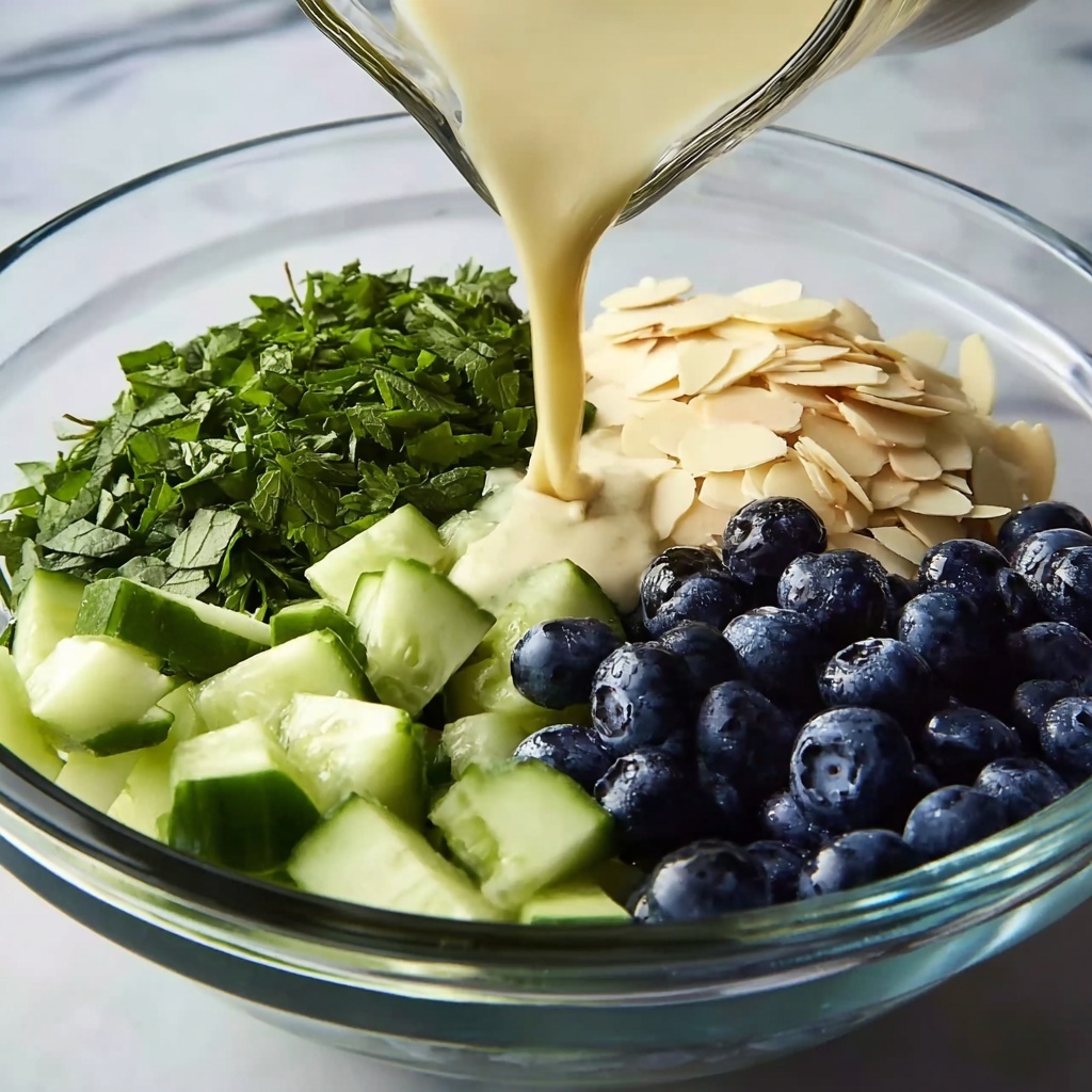 Cucumber Blueberry Salad with Lemon-Mint Vinaigrette Recipe - Recipe Image
