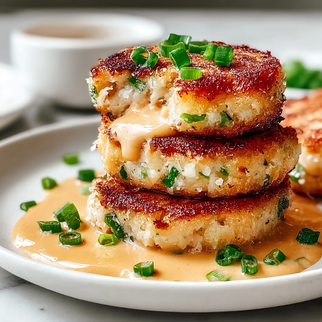 Asian-Style Tuna Cakes with Spicy Mayo Recipe - Recipe Image