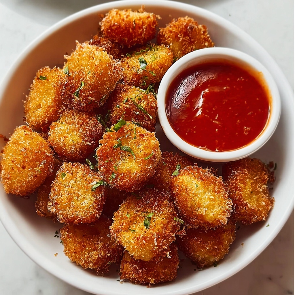 Fried King Oyster Mushroom Bites Recipe - Recipe Image