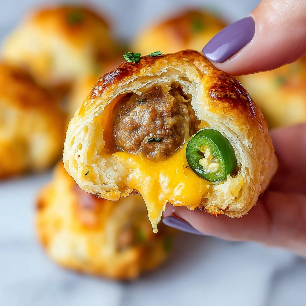 Jalapeno Popper Pigs in a Blanket Recipe - Recipe Image