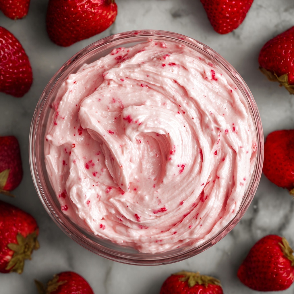 Fresh Strawberry Cream Cheese Frosting Recipe - Recipe Image
