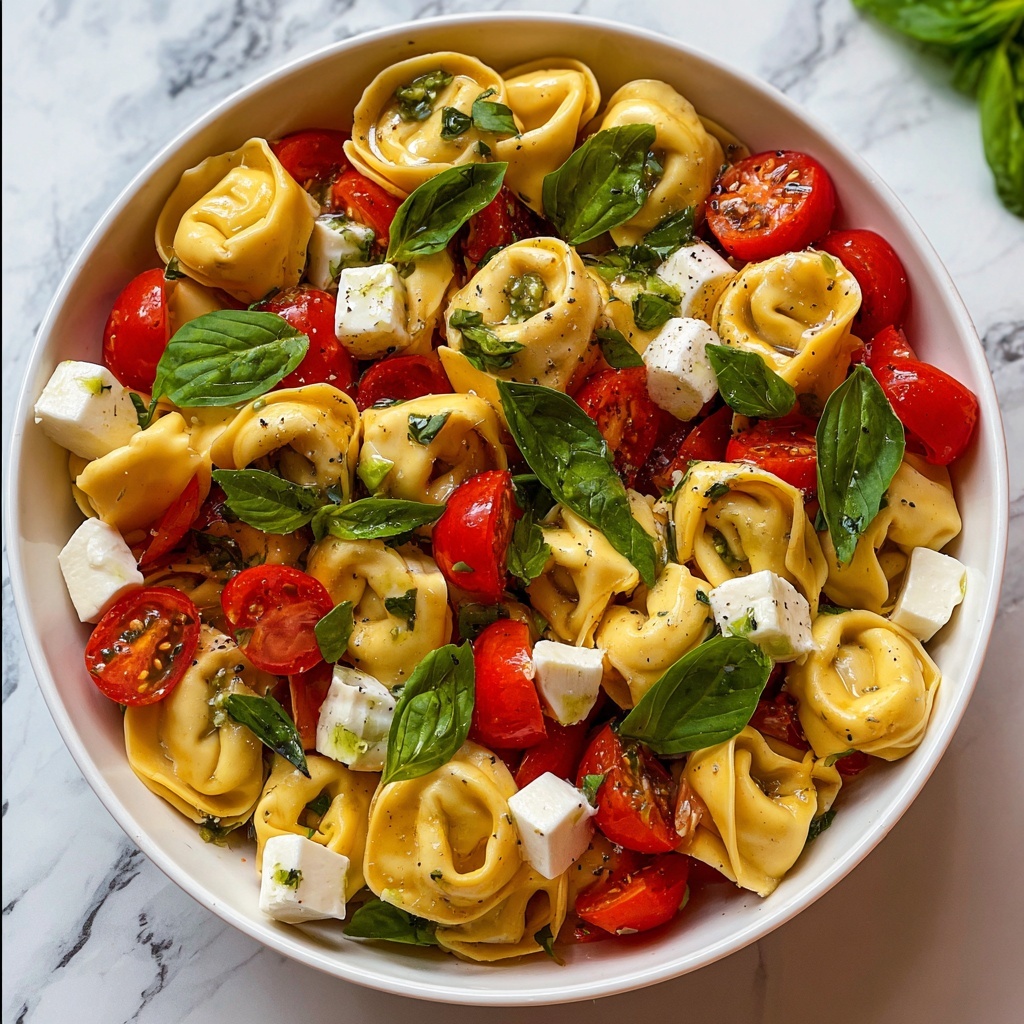 Tortellini Caprese Salad Recipe - Recipe Image