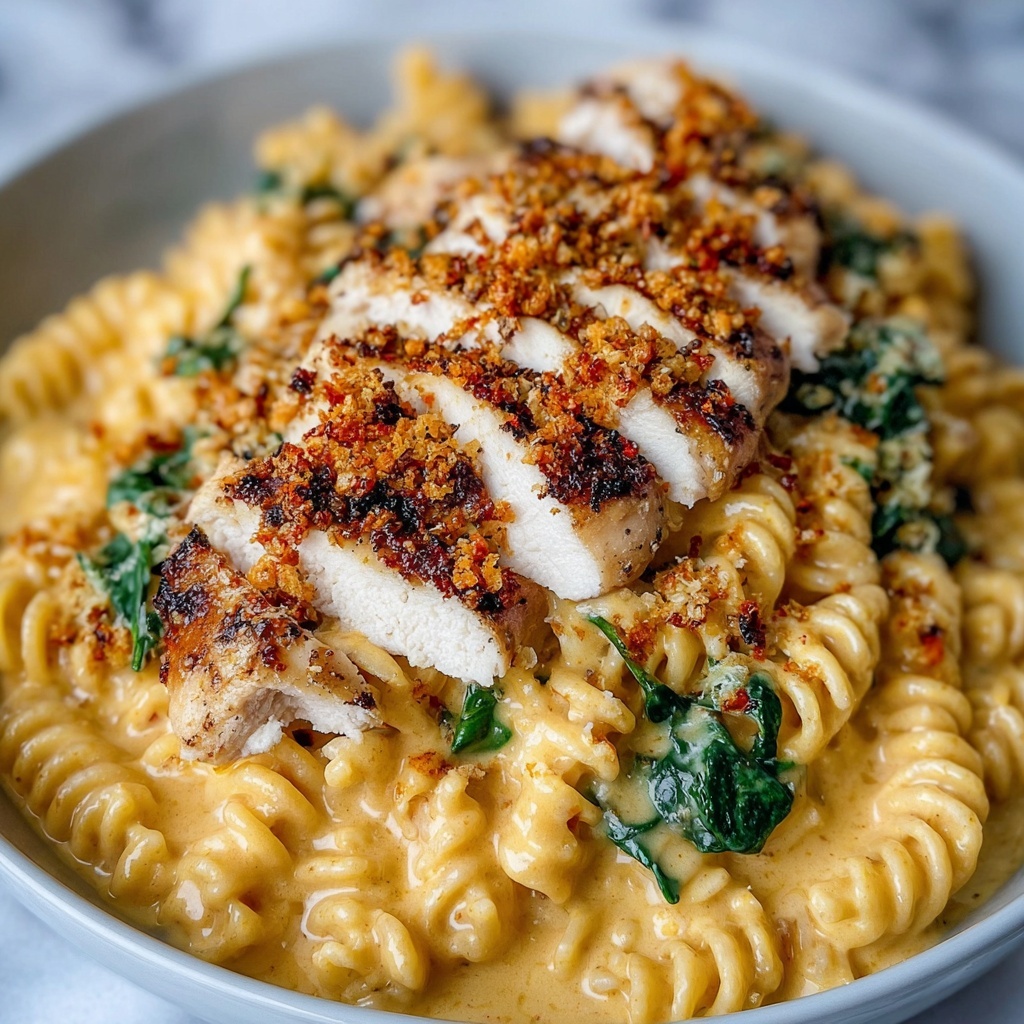 Creamy Parmesan Chicken Pasta Recipe - Recipe Image